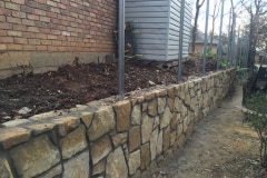 Bedford Fence Company retaining wall