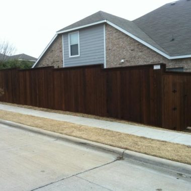 8 Tall Cedar Wood Fence DFW Fence Contractor
