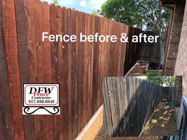 fence staining fort worth 1